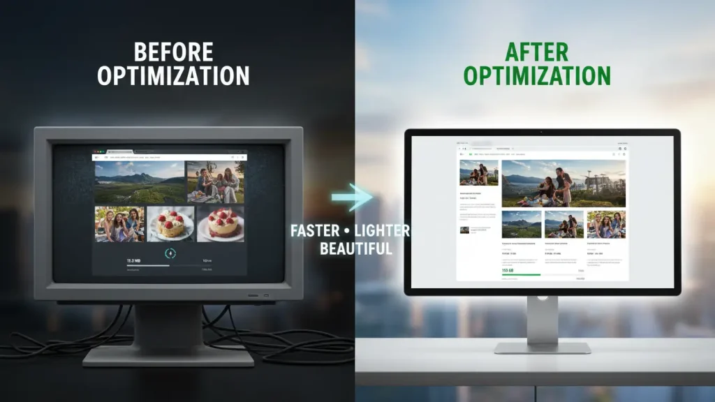 Image Optimization that keeps pages light and beautiful