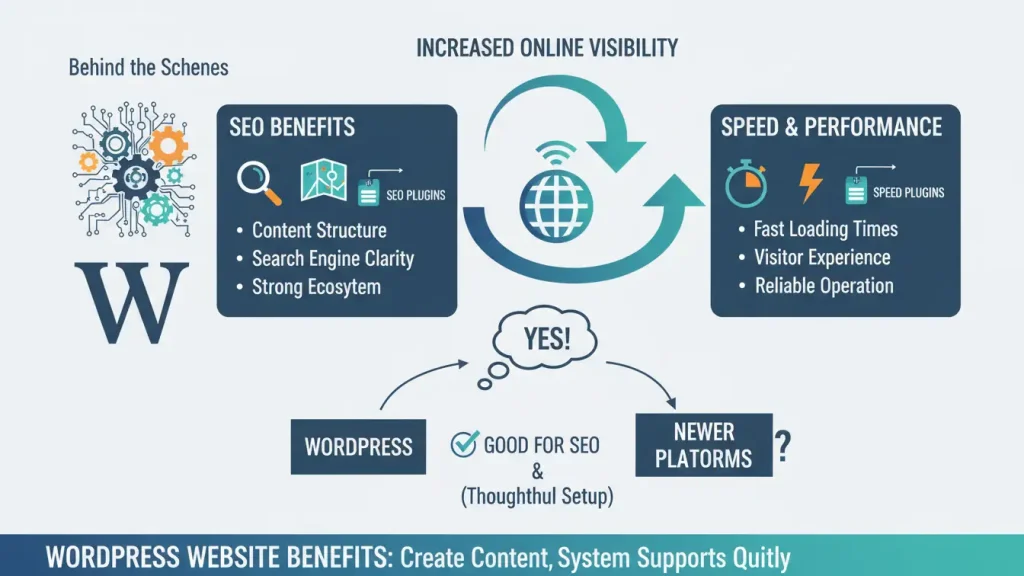 SEO and performance that grow quietly in the background