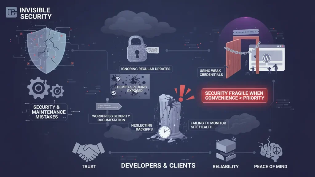 Security and Maintenance Mistakes that invite trouble