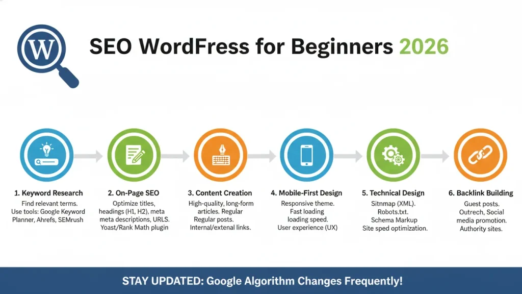How to SEO WordPress website for Beginners 2026