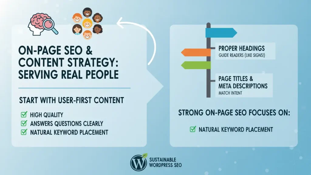 On-Page SEO and Content Strategy That Feels Human