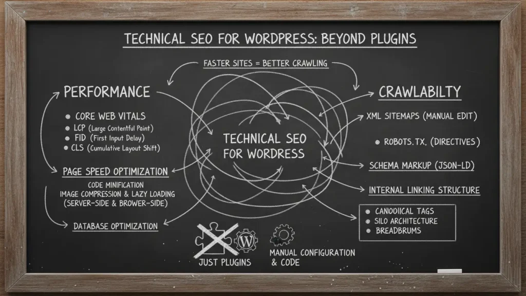 Technical SEO for WordPress Beyond Plugins for Performance and Crawlability